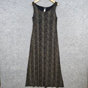 Teddi Dresses Vintage Maxi Dress Snake/Reptile Print Party Size 8 Stretchy Funky